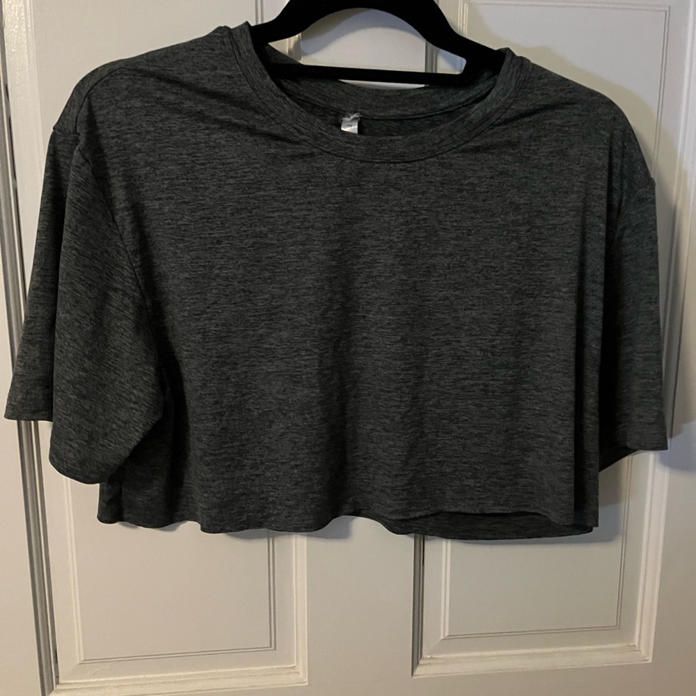 Fabletics Dark Gray Women's Crop Top